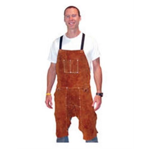 Tillman  3849 24&#034; W x 49&#034; L Leather Split Leg Bib Apron