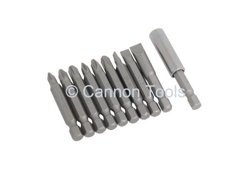 Magnetic bit holder with 10 pc bit set screwdriver ends ***fast and post*** for sale