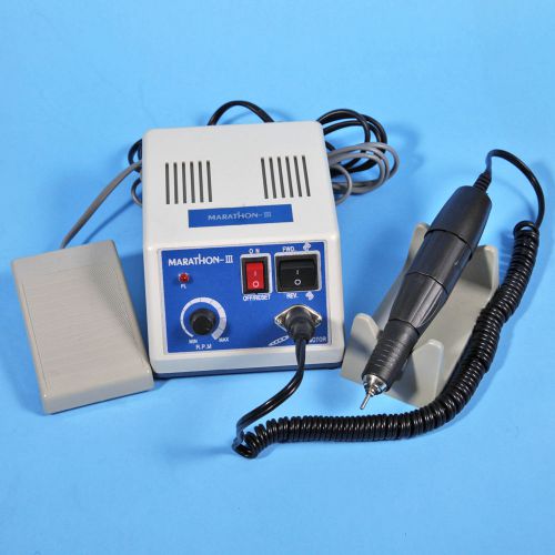 New Dental Lab Marathon Electric Micromotor Polishing Unit + 35K RPM Handpiece