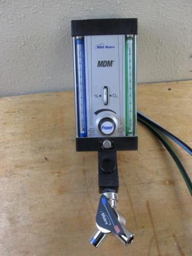 Fraser MDS Matrx MDM Upright Flowmeter for Analgesia Nitrous Oxide Delivery