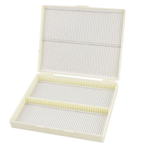 Laboratory Rectangle Shape Microscope Slide Dispenser Box for 100 Slides