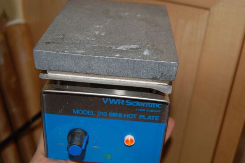 VWR  model 210 hotplate hot plate mini lab 325W 115v  laboratory