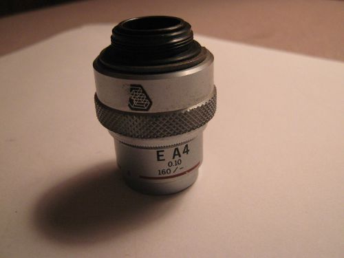 OLYMPUS  E A4 0.10 160/- MICROSCOPE OBJECTIVE