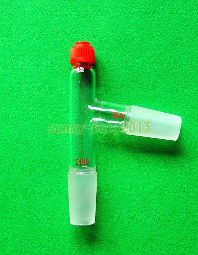 24/40,3-way Distillation Thermometer Adapter W/thread,Plastic screw