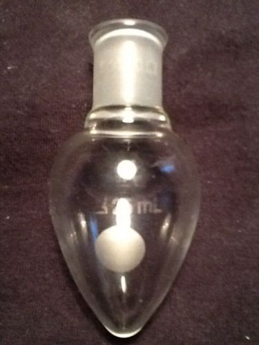 KONTES 25ml Pear Shaped Flask 14/20