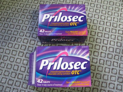 84 Tabs NEW SEALED  PRILOSEC OTC Treats Frequent Heartburn Exp 2017