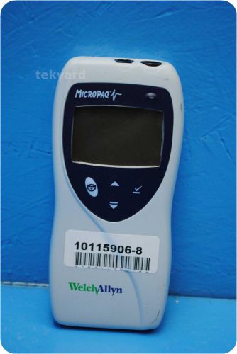 WELCH ALLYN MICROPAQ 404 EKG / SPO2 TRANSMITTER/PATIENT TELEMETRY MONITOR !