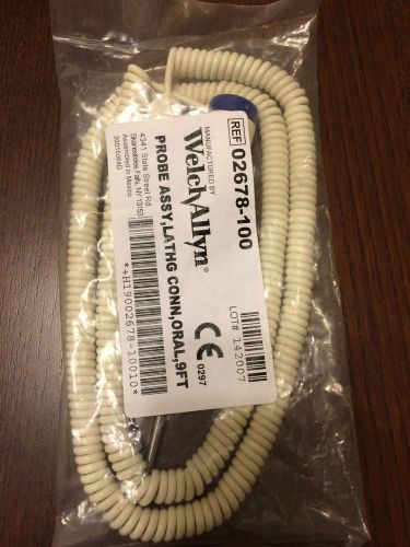 WELCH ALLYN 2678-000 PROB ASSY,LATHG CONN,ORAL,4FT &amp; 9FT