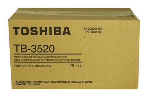 Toshiba tb3520 e-studio350/352/353/450/452/453 waste toner bags [4 bags/ctn] for sale