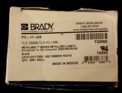 Brady Label PTL 17-483  QT 500 Roll