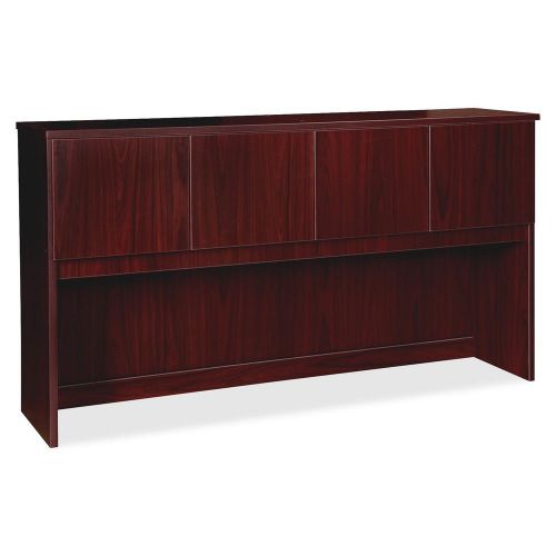 Lorell LLR79046 Prominence Series Mahogany Laminate Desking