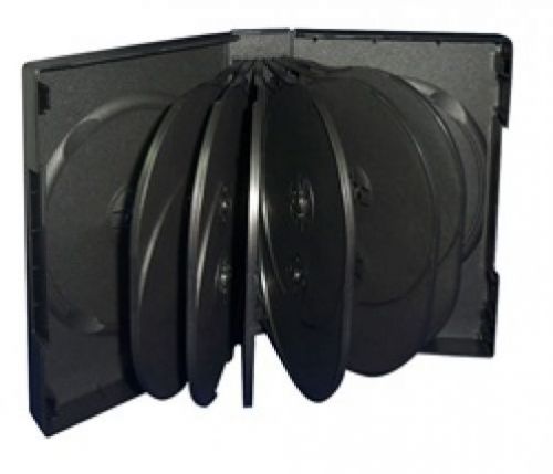 10 Black 14 Disc DVD Cases