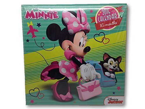 New Disney Minnie Mouse - 2015 12 Month Wall Calendar 10x10 Kids  Bedroom Cute