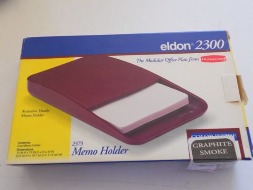 Eldon 2300 4 x 6 Memo Holder Graphite Smoke