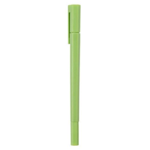 MUJI Moma Aqueous Hexagonal Twin Color Pen with clip (Yellow green) Japan WoW