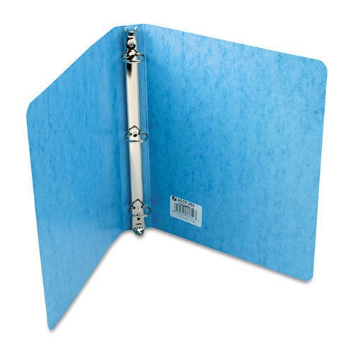 Recycled PRESSTEX Round Ring Binder, 1&#034; Capacity, Light Blue