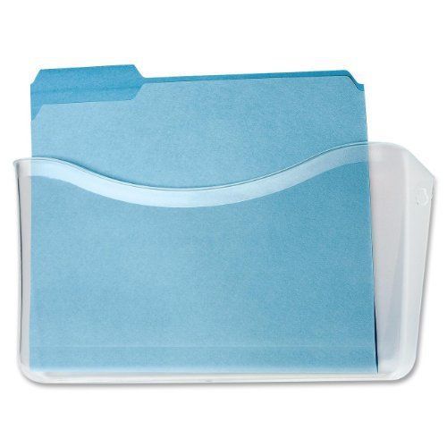 Rubbermaid unbreakable single pocket wall file, letter size (85. x 11), clear for sale