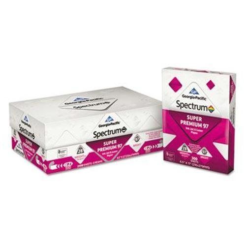 Georgia-pacific spectrum super premium 97 bright inkjet &amp; laser paper for sale