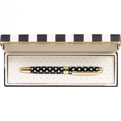 Kate Spade Ball Point Black Ink Pen Dots