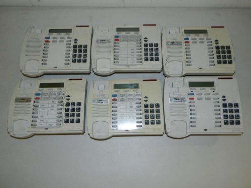 (6) MITEL SUPERSET 4025, Speakerphone, Display  (PARTS) (w/ HANDSETS)