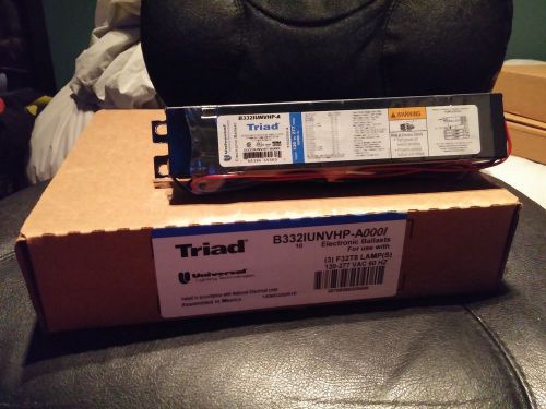 B332IUNVHP-A 010C Universal Triad Electronic Ballast 120-277V 3 F32T8 Box Of 10