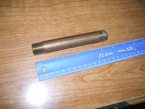 1/2&#034; x 5-1/2&#034; seamless red brass male NPT