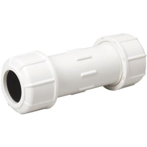 Mueller/b &amp; k 160-103 pvc plastic compression coupling-1/2x5 pvc coupling for sale