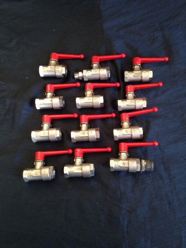 Legris Nickle Plated Brass Shut Off Valves