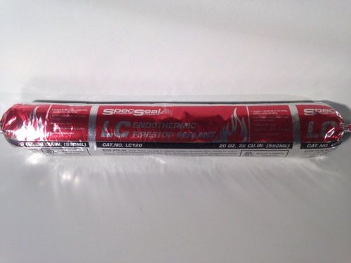 SpecSeal Firestop lc120 LC ENDOTHERMIC FIRESTOP SEALANT [12] TUBES 20oz Sausage