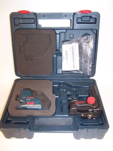 Bosch GLL3-80 3-Plane Leveling/Alignment Line Generator Laser Level  WM1 Mount