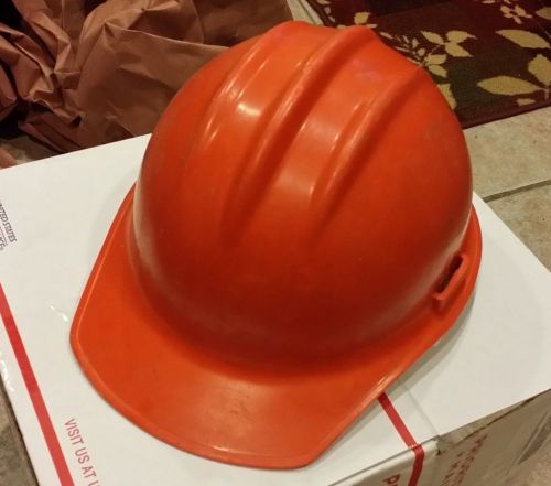 Vintage bullard orange hard hat 3000 versalyte hard boiled free shipping nice! for sale