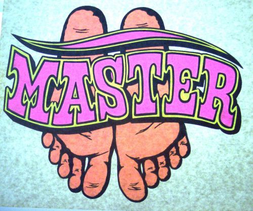 MASTER  Vintage T-Shirt transfer 70&#039;s