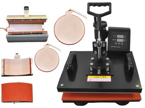 5in1 multi-function heat transfer press,diy tshirt,mug,plate,hat,iphone,pu vinyl for sale