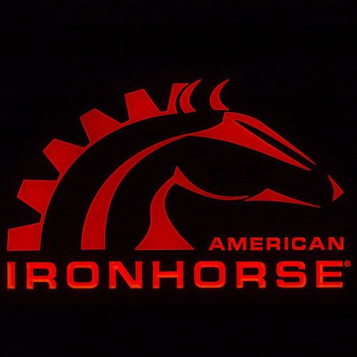 Zld067 decora american ironhorse beer pub bar store led energy-saving light sign for sale