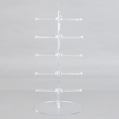 For 5X Eyeglasses Sunglasses Glasses Frame Show Holder Display Stand Clear Plast