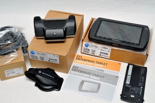 MOTOROLA ET1N0-7G2V1UUS 8MP CAMERA ENTERPRISE TABLET BARCODE SCANNER