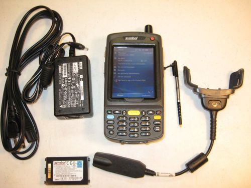 Symbol motorola mc7094-pucdcrha8wr barcode gsm cellular 128mbram wi-fi bluetooth for sale