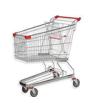 4.4 Cubic Foot 125 L Shopping Cart Grocery Supermarket Store Cart 16001