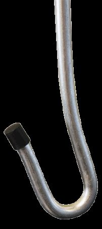 Shepherds Crook Aluminum Rubber Handles Catch Leg Neck Cattle Sheep 2 Ended