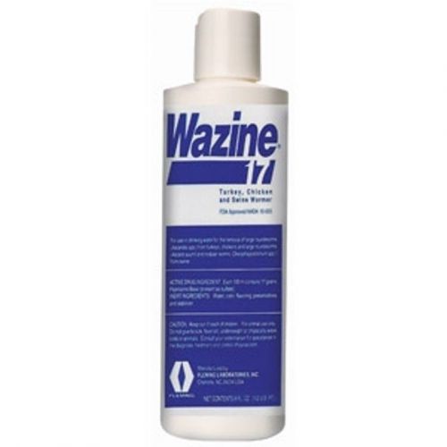 Wazine Piperazine 17% Swine Pig Chicken Turkey Water Wormer DeWormer 16oz NWT