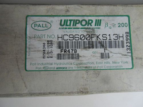 (L11D) 1 NEW PALL INDUSTRIAL HC9600FKS13H FILTER