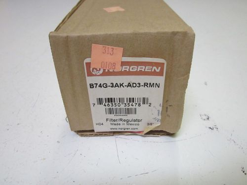 NORGREN B73G-2AK-QT3-RMN FILTER/REGULATOR 1/4&#034; *NEW IN A BOX*