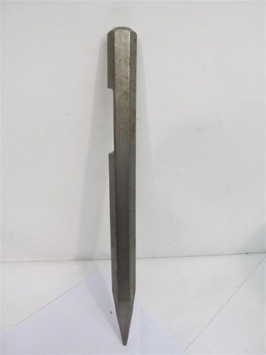 Bull Point Chisel 16&#034; Hex Shaft w/ 1 flat