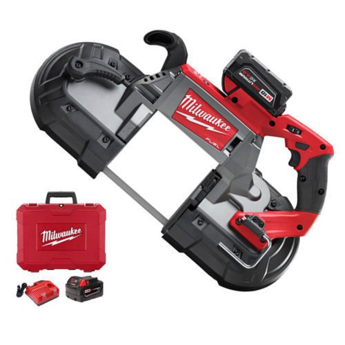 Milwaukee 2729-22 M18 Fuel Deep Cut Band Saw Kit with 2 Batt New