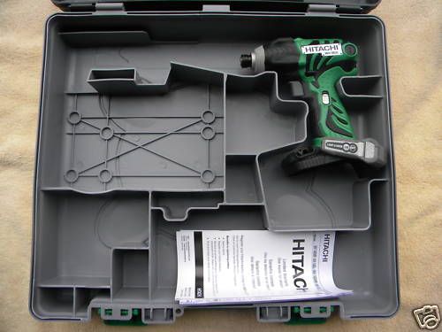 Hitachi wh18dl 18 volt impact drill, wrench 18v + case for sale