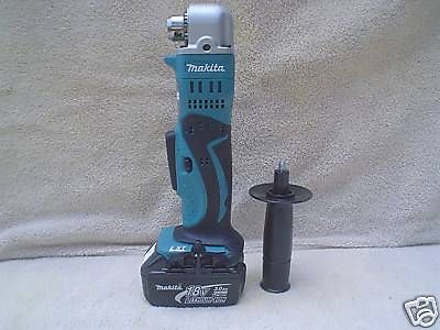 MAKITA 18 VOLT BDA350 ANGLE DRILL, BL1830 BATTERY 18V