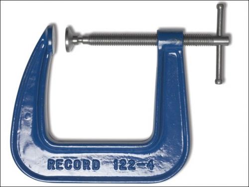 Irwin Record 122 Deep Throat G Clamp 100mm 4&#034; Metal Working T122/4