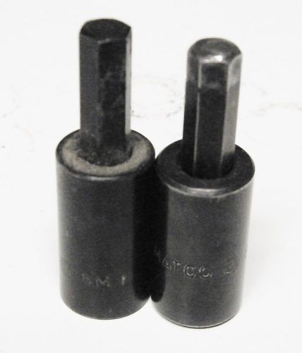 MATCO Tools 2)  3/8&#034; dr  8mm Driver Sockets  NICE