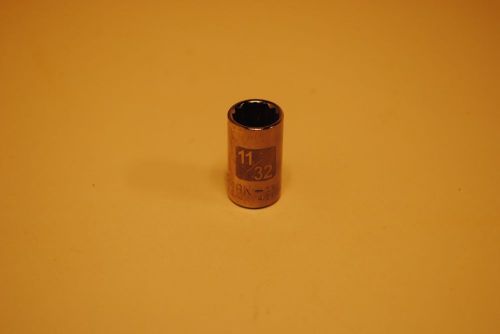 Craftsman 1/4 in. drive 11/32 socket Used Tool