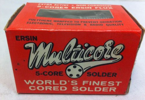 ERSIN MULTICORE SOLDER 1LB. MFG. IN ENGLAND 1 LB Sn 60 Alloy 333/10